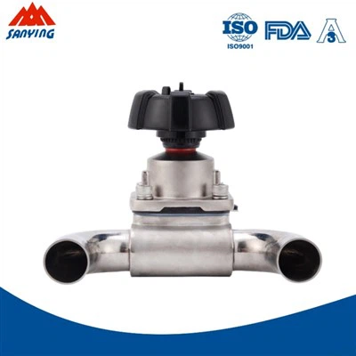 Ручной санитарный мембранный клапан типа U